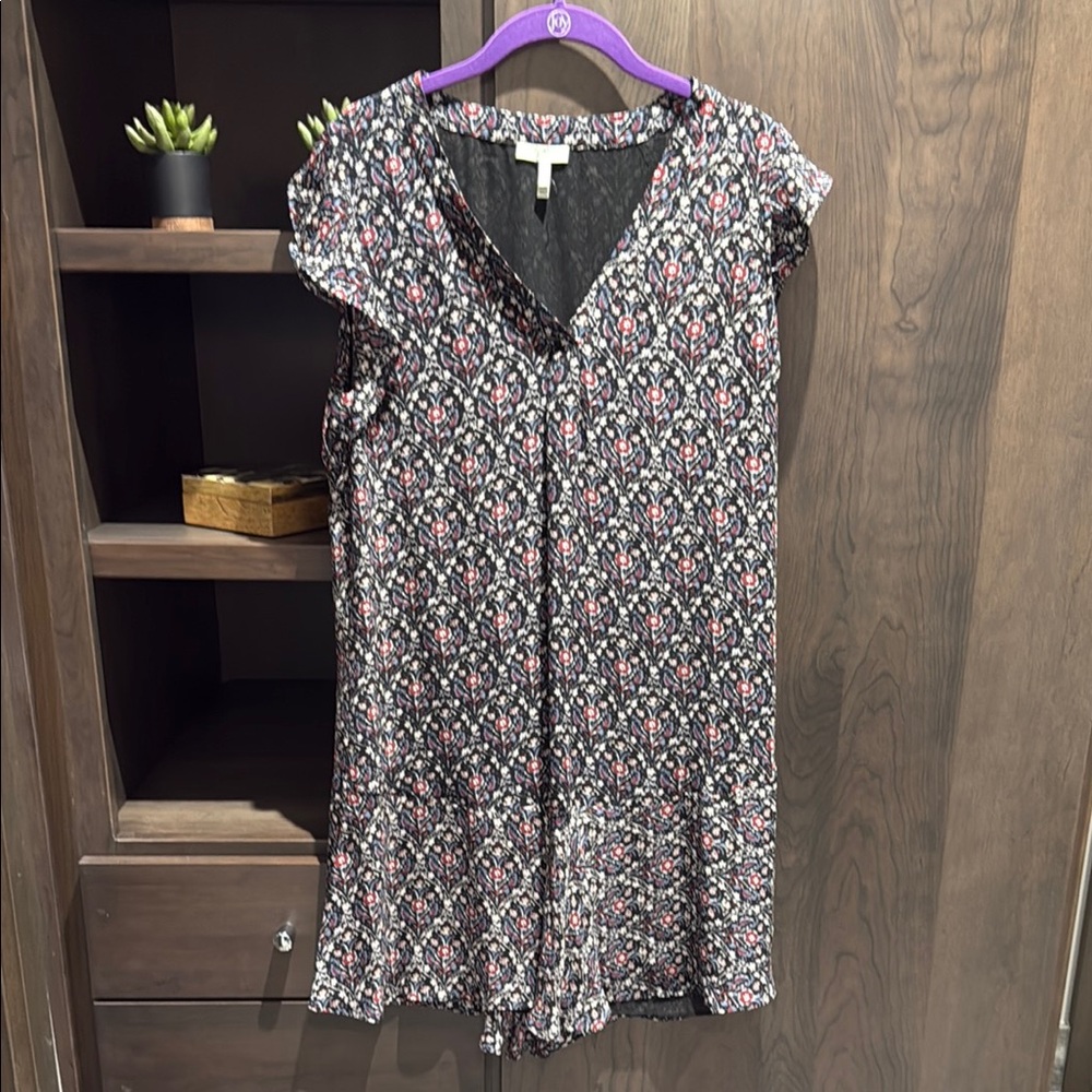 Joie Black Floral Dress